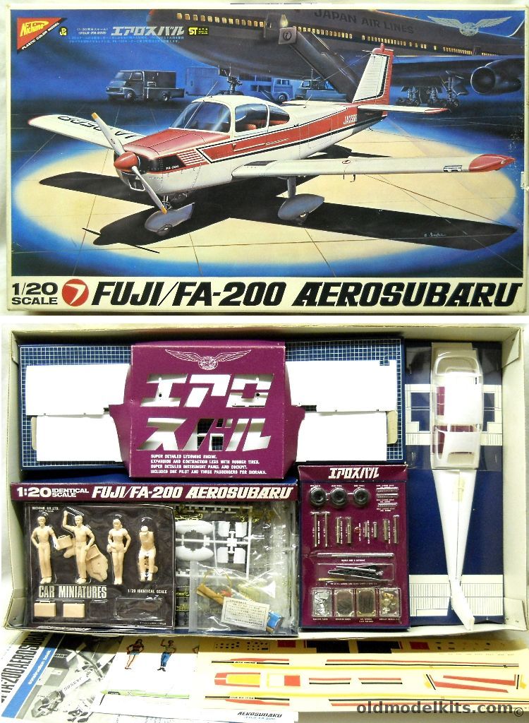Nichimo 1/20 Fuji FA-200 AeroSubaru - (Aero Subaru), S-2001-2500 plastic model kit